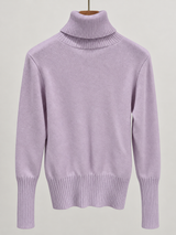 women s high neck jumper 25b013 2 in Lilac Purple 2