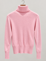 women s high neck jumper 25b013 2 in Baby Pink 2