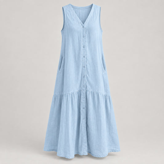 Dress for women for summer wear — Blue