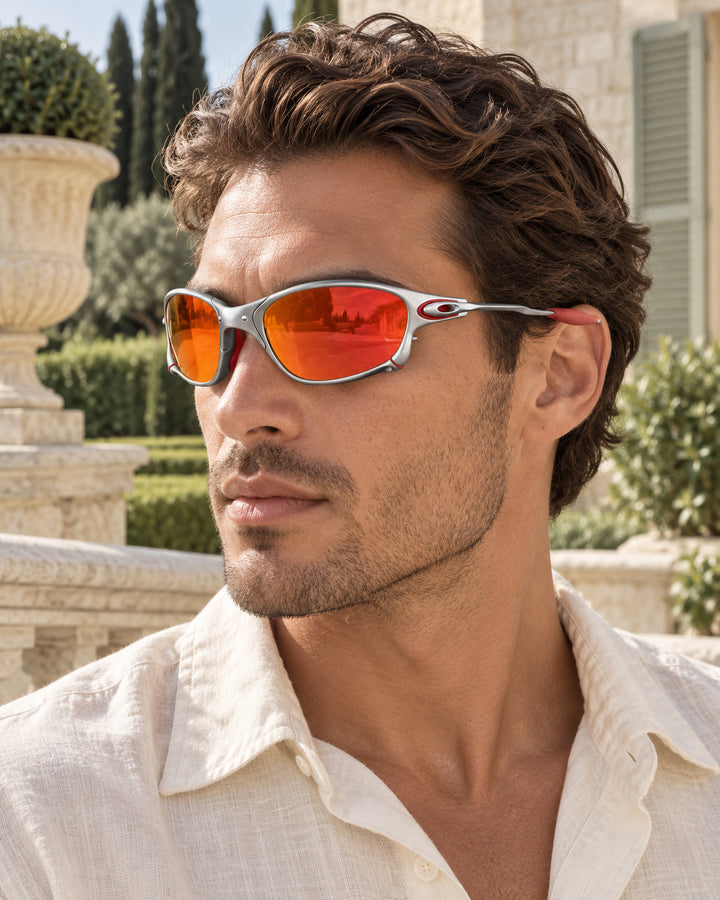 Sunglasses for men for outdoor use — Orange